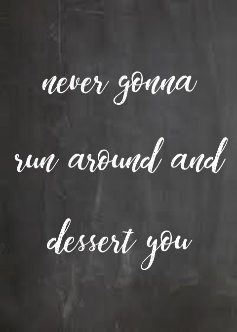 Dessert table wedding pun